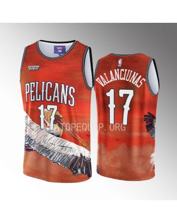 Jonas Valanciunas 17 New Orleans Pelicans NBA & KidSuper Studios Unisex Hometown Jersey