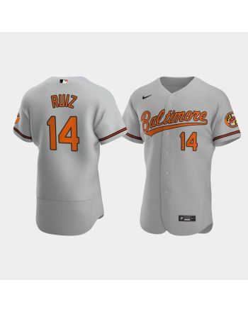 Rio Ruiz 14 Baltimore Orioles Gray Road Jersey Jersey