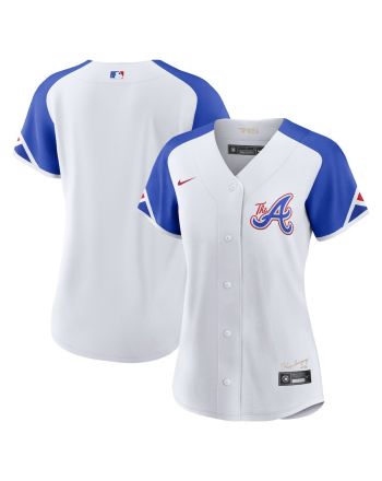 Atlanta Braves 2023 City Connect Women Jersey - White