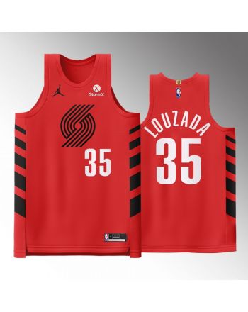 Portland Trail Blazers 35 Didi Louzada Red Jersey 2022-23 Statement Edition