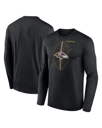 Baltimore Ravens Legend Icon Long Sleeve T-Shirt - Black