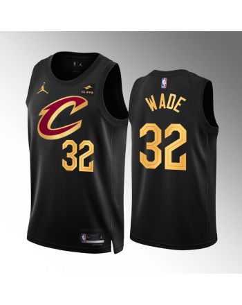 Cleveland Cavaliers Dean Wade 32 Statement Edition Black Jersey 2022-23 Swingman