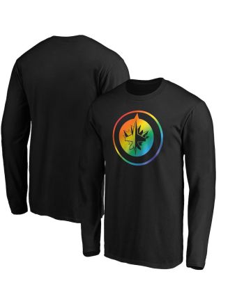 Winnipeg Jets Team Pride Logo Long Sleeve T-Shirt - Black