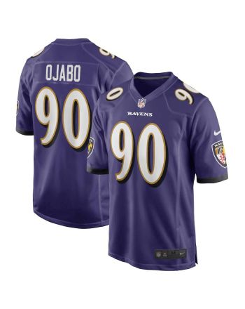 David Ojabo 90 Baltimore Ravens 2022 NFL Draft Pick Player Game Jersey - Purple