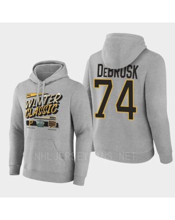 Jake DeBrusk 74 Boston Bruins 2022-23 Winter Hoodie Pullover