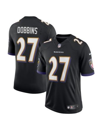 J.K. Dobbins 27 Baltimore Ravens Vapor Limited Jersey - Black