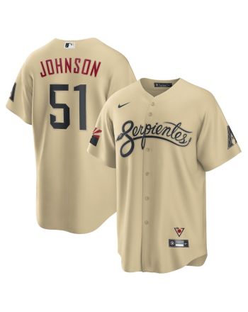 Randy Johnson 51 Arizona Diamondbacks City Connect Player Jersey - Sand