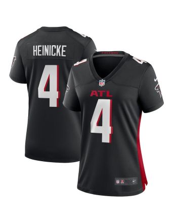 Taylor Heinicke 4 Atlanta Falcons Women's Game Jersey - Black