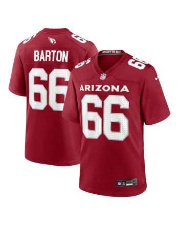 Jackson Barton 66 Arizona Cardinals Men Team Game Jersey - Cardinal