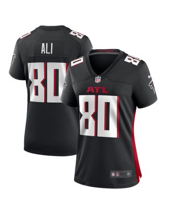 Josh Ali 80 Atlanta Falcons Game Women Jersey - Black