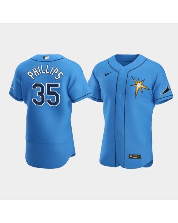 Brett Phillips 35 Tampa Bay Rays Light Blue Alternate Jersey Jersey