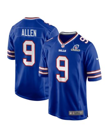 Kyle Allen 9 Buffalo Bills 2023 Playoffs Patch Game Men Jersey - Royal