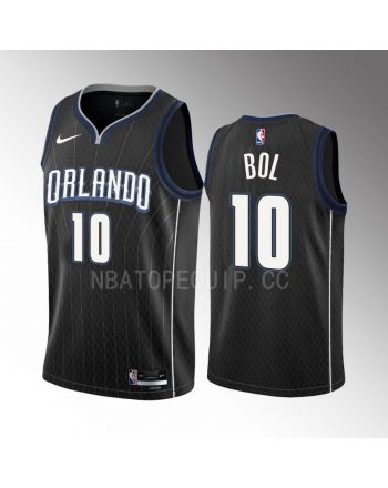 Bol Bol 10 2022-23 Orlando Magic Black City Edition Men Jersey Swingman