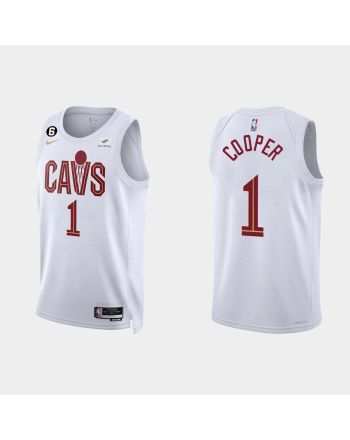 Gold is Back Cleveland Cavaliers 1 Rajon Rondo 2022-23 Association Edition White Men Jersey