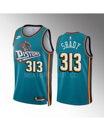 Detroit Pistons Shady 2022-23 Classic Edition Teal 313 Jersey Swingman