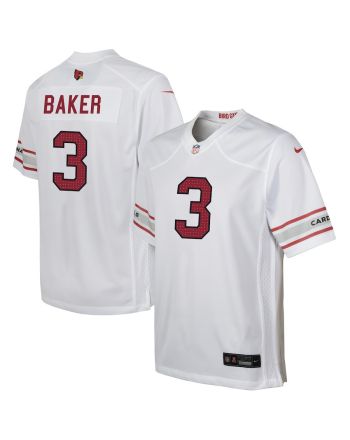 Budda Baker 3 Arizona Cardinals YOUTH Game Jersey - White