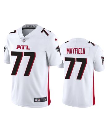 Jalen Mayfield 77 Atlanta Falcons White Vapor Limited Jersey