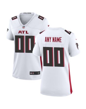 Atlanta Falcons Women's Custom Game Jersey - White