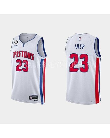 Detroit Pistons Jaden Ivey 23 2022-23 Association Edition White Men Jersey Swingman