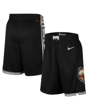 Memphis Grizzlies 2022/23 City Edition Swingman Shorts - Black