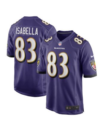 Andy Isabella 83 Baltimore Ravens Home Game Player Jersey - Purple