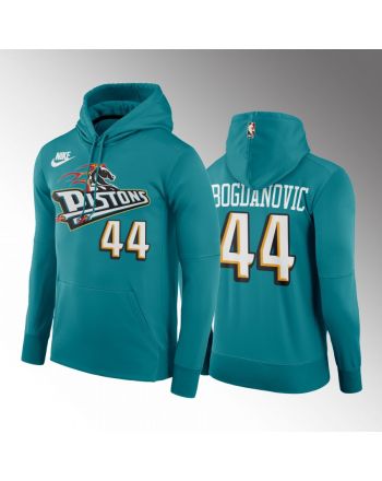 Bojan Bogdanovic 44 Detroit Pistons 2022-23 Classic Edition Hoodie Teal Swingman