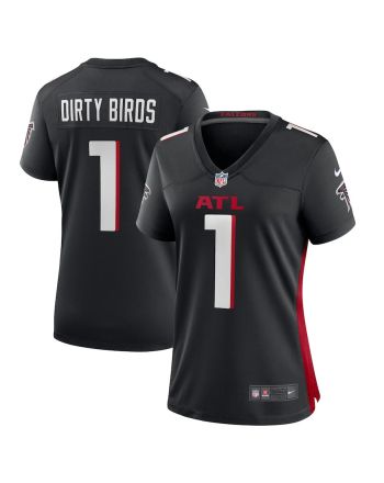 Dirty Birds 1 Atlanta Falcons Game Women Jersey - Black