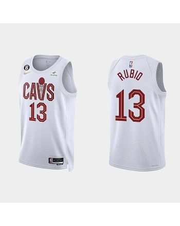 Cleveland Cavaliers 13 Ricky Rubio 2022-23 Association Edition White Men Jersey