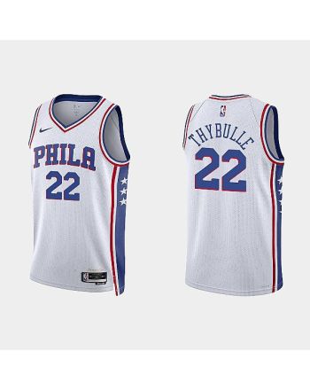 Philadelphia 76ers Matisse Thybulle 22 2022-23 Association Edition White Men Jersey Swingman