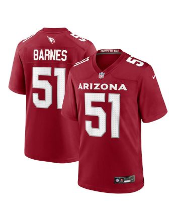 Krys Barnes 51 Arizona Cardinals Men Team Game Jersey - Cardinal