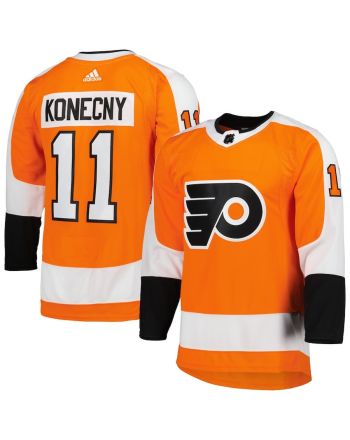 Travis Konecny 11 Philadelphia Flyers Home Primegreen Men Jersey - Orange