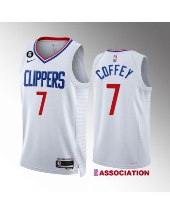 LA Clippers Amir Coffey 7 2022-23 Association Edition White Jersey Swingman