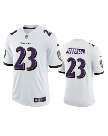 Men's Jersey Baltimore Ravens Tony Jefferson 23 White Vapor Limited Jersey