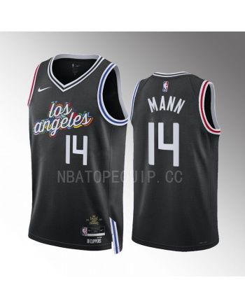 Los Angeles Clippers Terance Mann 14 2022-23 City Edition Black Jersey Swingman