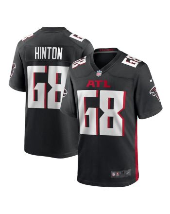 Kyle Hinton 68 Atlanta Falcons Men Team Game Jersey - Black