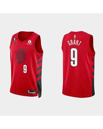 Portland Trail Blazers 9 Jerami Grant 2022-23 Statement Edition Red Men Jersey