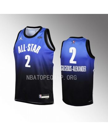 Gilgeous-Alexander 2 Oklahoma City Thunder 2023 NBA All-Star Men Jersey - Orange