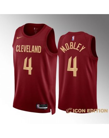 Cleveland Cavaliers Evan Mobley 4 2022-23 Icon Edition Wine Jersey Swingman