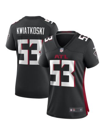 Nick Kwiatkoski Atlanta Falcons Women's Game Player Jersey - Black