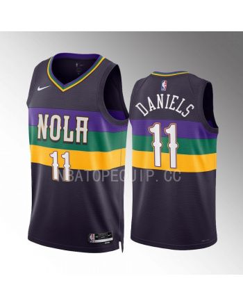 Dyson Daniels 11 New Orleans Pelicans Purple Jersey 2022-23 City Edition Swingman