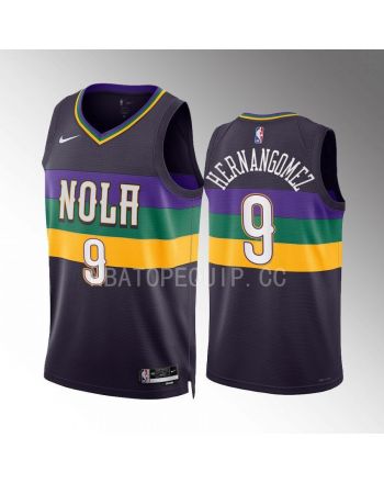 Willy Hernangomez 9 New Orleans Pelicans Purple Jersey 2022-23 City Edition Swingman