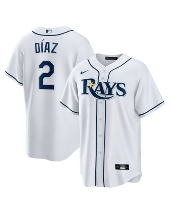 Yandy Díaz 2 Tampa Bay Rays Home Team Men Jersey - White