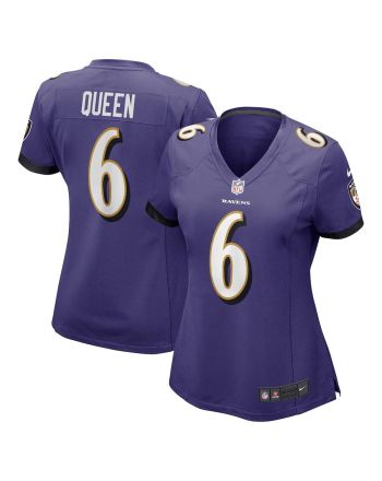 Patrick Queen 6 Baltimore Ravens Women's Game Player Jersey - Purple