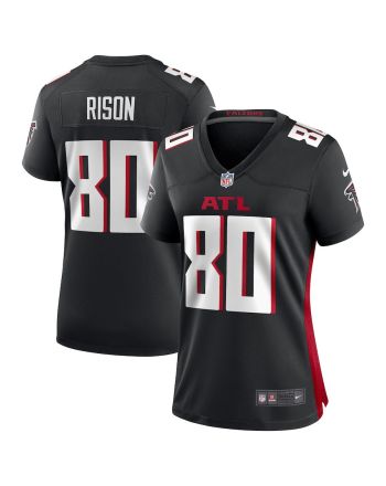 Andre Rison 80 Atlanta Falcons Women's Retired Game Jersey - Black