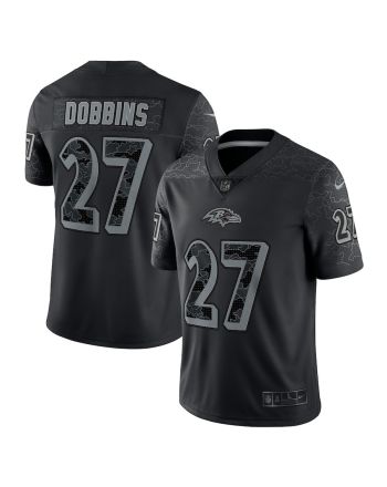 J.K. Dobbins Baltimore Ravens RFLCTV Limited Jersey - Black