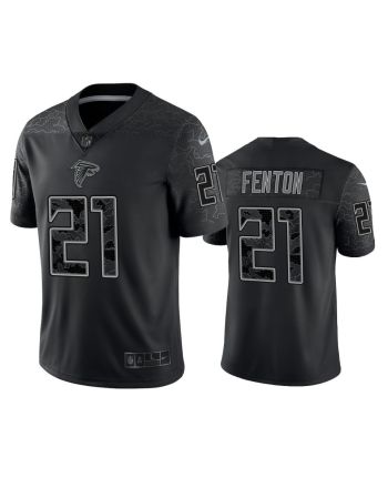 Rashad Fenton 21 Atlanta Falcons Black Reflective Limited Jersey - Men