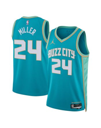 Brandon Miller 24 Charlotte Hornets 2023/24 City Edition Swingman Jersey - Teal