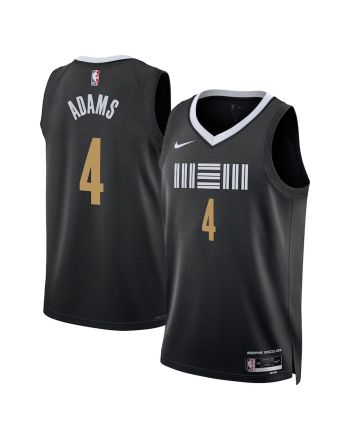 Steven Adams 4 Memphis Grizzlies 2023/24 City Edition Swingman Jersey - Black