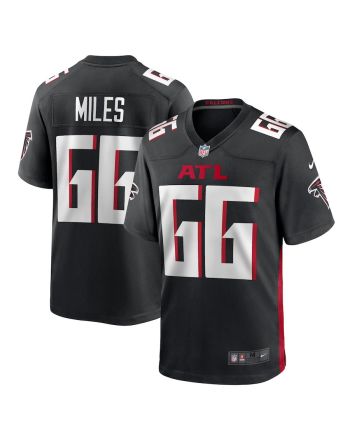 Joshua Miles 66 Atlanta Falcons Men Game Jersey - Black