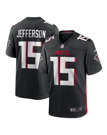 Van Jefferson 15 Atlanta Falcons Men Game Jersey - Black